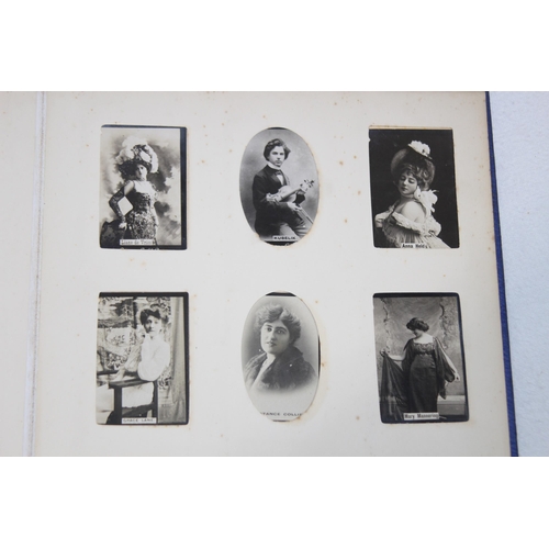 543 - SUPER INTERESTING VINTAGE PHOTO ALBUM OF CIGARETTE CARDS