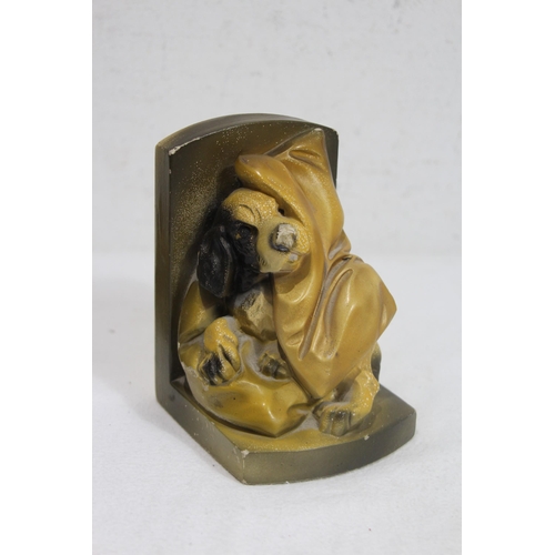 548 - PAIR OF VINTAGE DOG BOOKENDS
