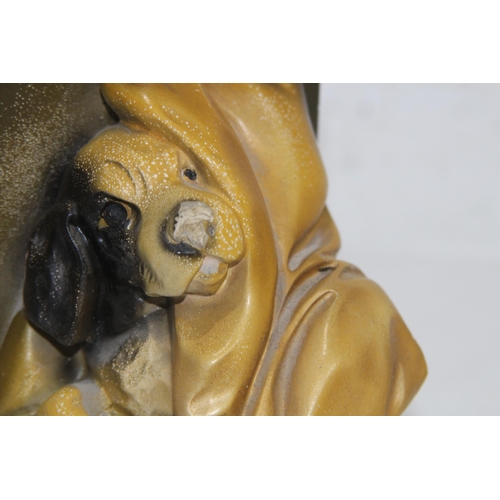 548 - PAIR OF VINTAGE DOG BOOKENDS