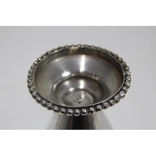 1080 - CONTINENTAL SILVER VASE WITH UNIDENTIFIED MARKS TO BOTTOM - 253G