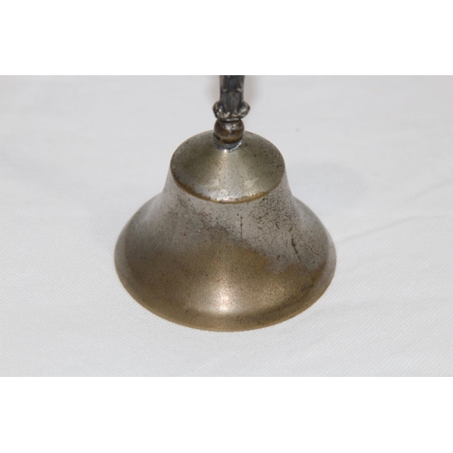 1081 - SILVER HANDLED TABLE BELL