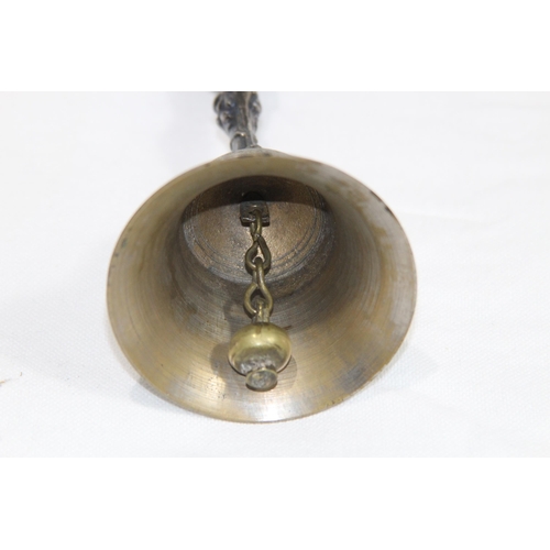 1081 - SILVER HANDLED TABLE BELL