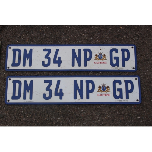 554 - QUANTITY OF NUMBER PLATES X 9
60CM
