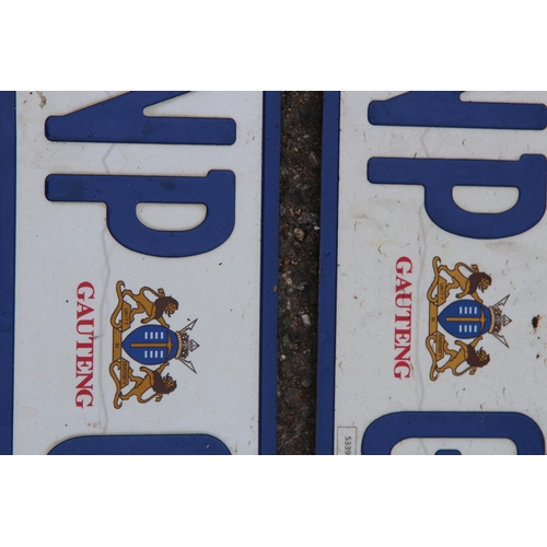 554 - QUANTITY OF NUMBER PLATES X 9
60CM