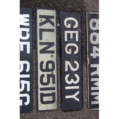 554 - QUANTITY OF NUMBER PLATES X 9
60CM