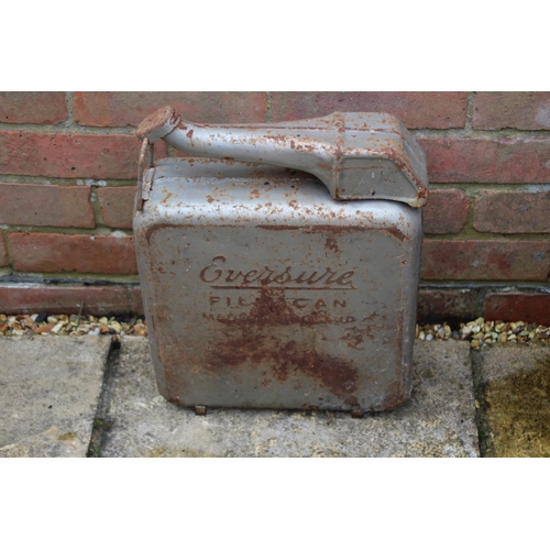 557 - 4 X PETROL CANS INCLUDING MILITARY