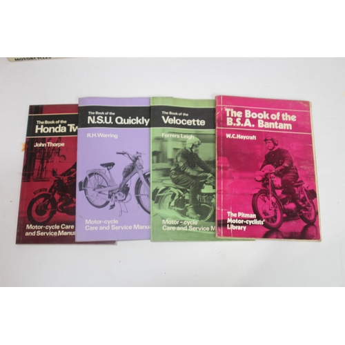 563 - QUANTITY OF MOTORBIKE BOOKS