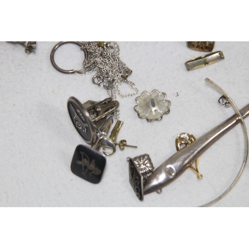 1073 - QUANTITY OF SCRAP SILVER - 117.35G