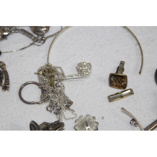 1073 - QUANTITY OF SCRAP SILVER - 117.35G