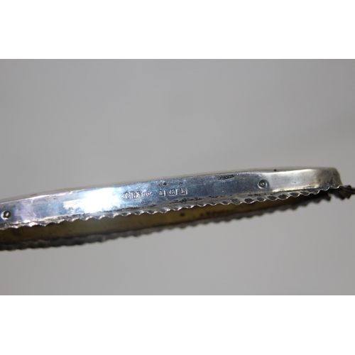 1076 - SILVER TOP PIN DISH AND SILVER TOP SCENT BOTTLE A/F - 10G SILVER ONLY - DISH IS BIRMINGHAM 1907 - CL... 