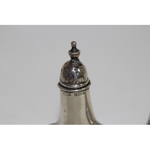 1077 - SILVER SALT AND PEPPER - 50.5G - BIRMINGHAM 1920