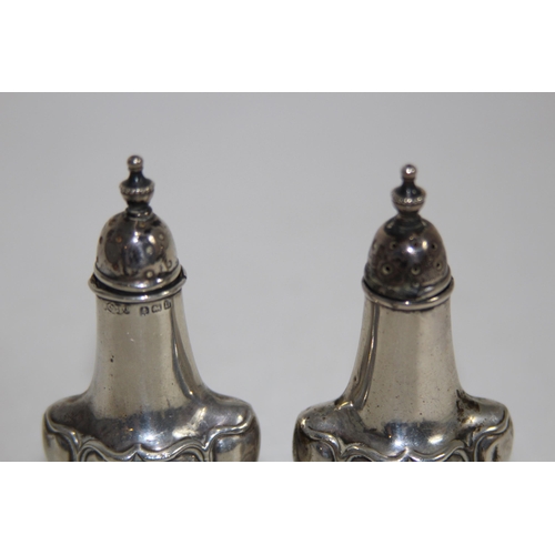 1077 - SILVER SALT AND PEPPER - 50.5G - BIRMINGHAM 1920