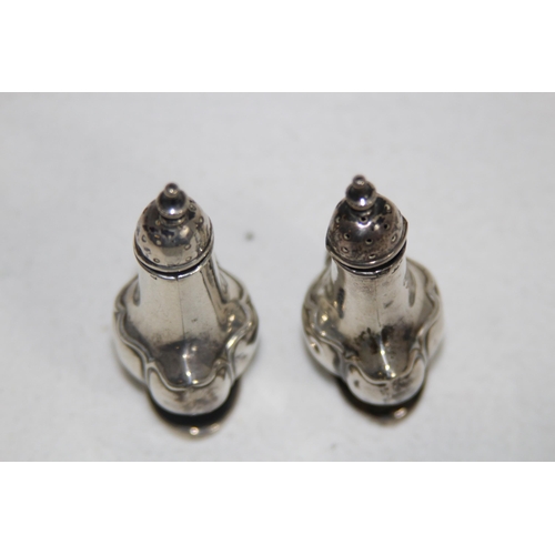1077 - SILVER SALT AND PEPPER - 50.5G - BIRMINGHAM 1920