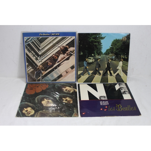 549 - QUANTITY OF BEATLE RECORDS x4