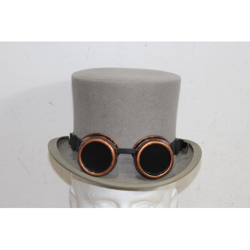 564 - 2 X TOP HATS AND BOWLER HAT