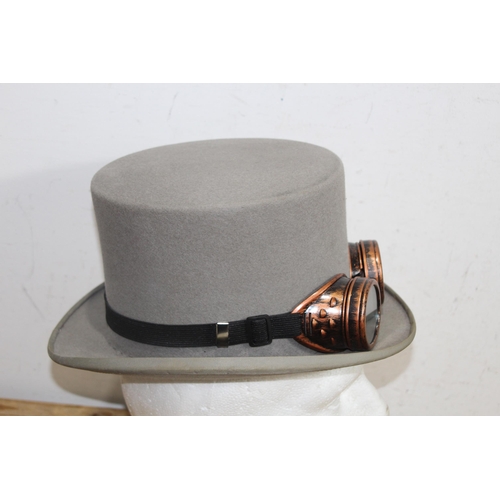 564 - 2 X TOP HATS AND BOWLER HAT
