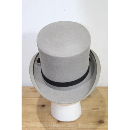 564 - 2 X TOP HATS AND BOWLER HAT