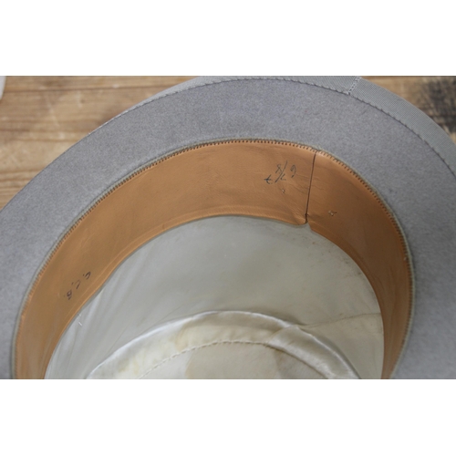 564 - 2 X TOP HATS AND BOWLER HAT