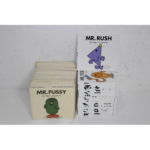 572 - LARGE QUANTITY OF MR MEN BOOKS