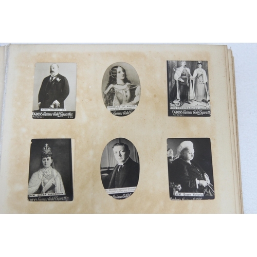 543 - SUPER INTERESTING VINTAGE PHOTO ALBUM OF CIGARETTE CARDS