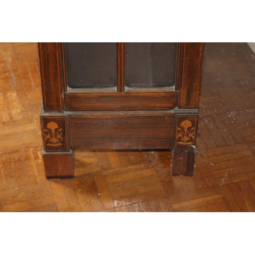 27 - VINTAGE INLAID DISPLAY CABINET
120 X 106 X 32CM