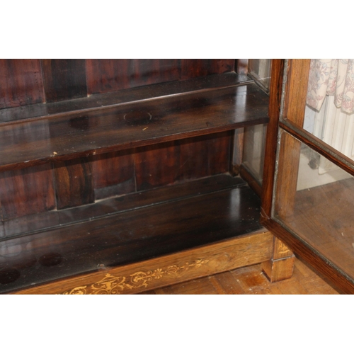 27 - VINTAGE INLAID DISPLAY CABINET
120 X 106 X 32CM