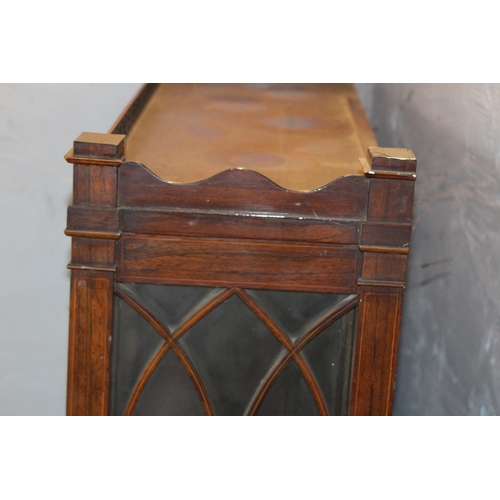 27 - VINTAGE INLAID DISPLAY CABINET
120 X 106 X 32CM