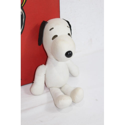 607 - VINTAGE SNOOPY PICTURE ANS CUDDLY SNOOPY BEARS
67 X 48CM