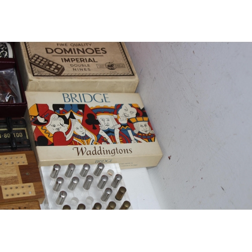 606 - QUANTITY OF CHESS, CARD AND VINTAGE GAMES