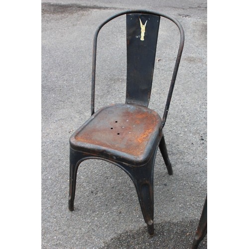 74 - 3 X FRENCH BISTRO CHAIRS 
35 X 35 X 86CM