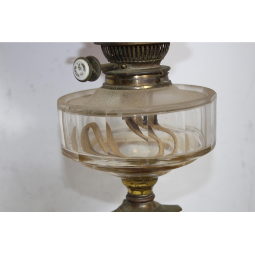 215 - ANTIQUE HINKS OIL LAMP
78CM