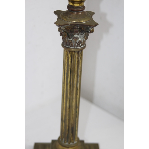 215 - ANTIQUE HINKS OIL LAMP
78CM