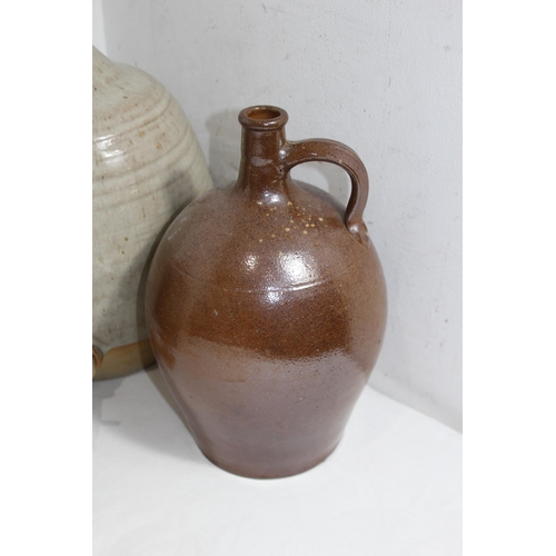 282 - QUANTITY OF STONEWARE 
37CM