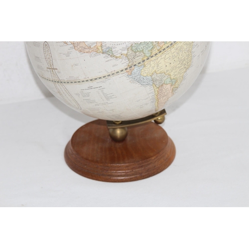 392 - VINTAGE DESK GLOBE 
35CM