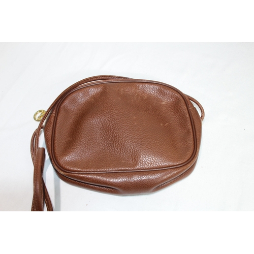 411 - LONGCHAMP LEATHER HANDBAG AND 2 BALLY HANDBAGS