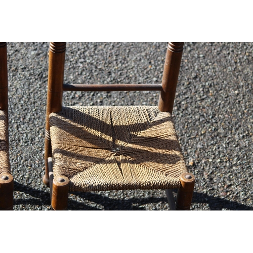 1 - PAIR OF VINTAGE CHILDS CHAIRS
48 X 28 X 28CM