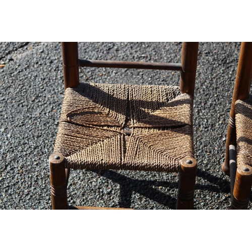 1 - PAIR OF VINTAGE CHILDS CHAIRS
48 X 28 X 28CM