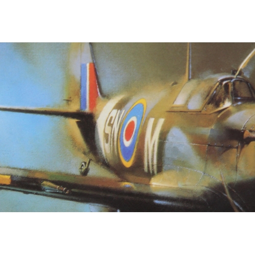 162 - SPITFIRE PRINT BY B.A.F CLARK
62 X 37CM