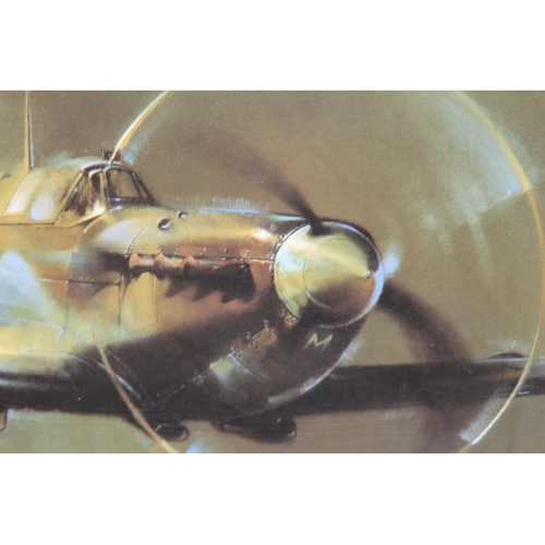 162 - SPITFIRE PRINT BY B.A.F CLARK
62 X 37CM