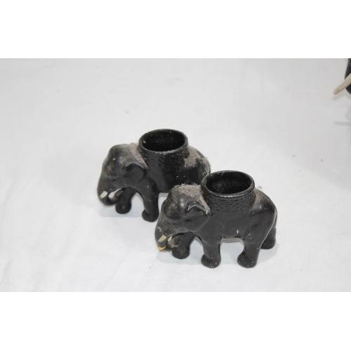 294 - QUANTITY OF VINTAGE ELEPHANTS AND HORSE FIGURES
40 x 30cm