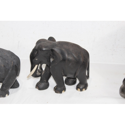 294 - QUANTITY OF VINTAGE ELEPHANTS AND HORSE FIGURES
40 x 30cm