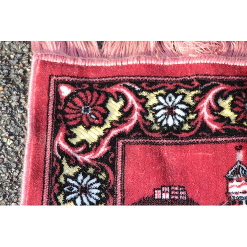 400 - VINTAGE SILK AND WOOL WALL HANGING
113 X 68CM