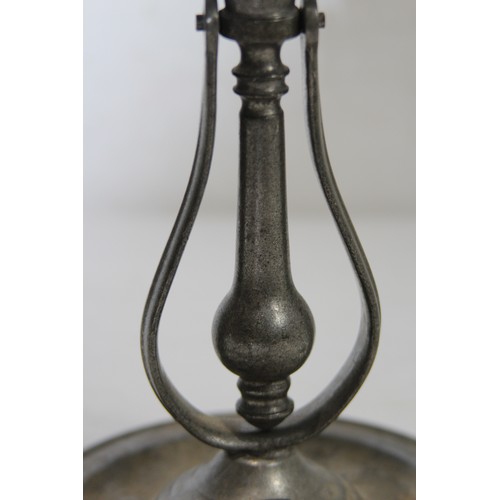 1035 - PEWTER PIVOTING CANDLE STICK
21 X 15CM