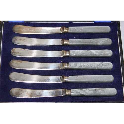 433 - QUANTITY OF CASED CUTLERY ETC