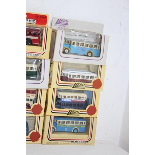 727 - 30 BOXED DIE CAST BUSES