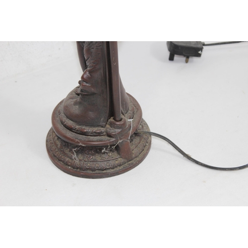 229 - ORNATE FIGURED LAMP
67CM