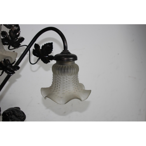 230 - LARGE ORNATE FIGURED LAMP
84 X 50CM