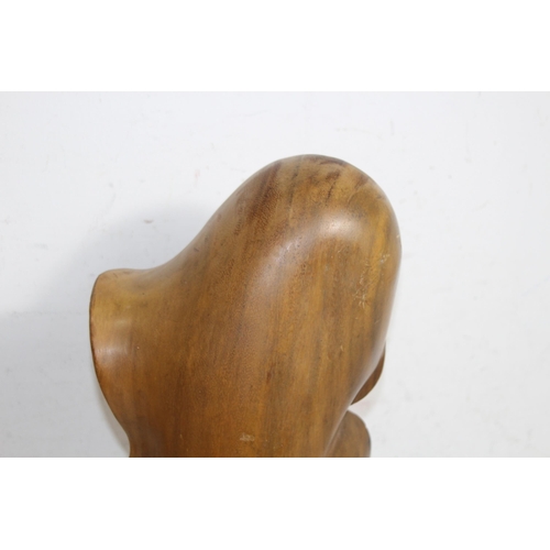 1037 - ABSTRACT WOODEN FIGURE OF A LADY
54CM