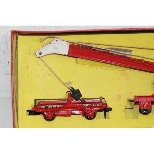 705 - HORNBY DUBLO 4620 BREAKDOWN CRANE IN ORGINAL BOX