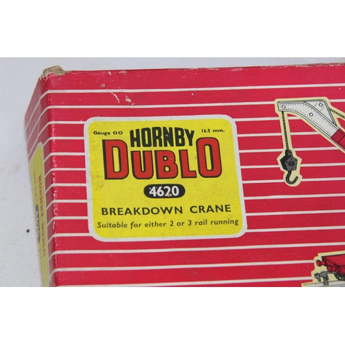 705 - HORNBY DUBLO 4620 BREAKDOWN CRANE IN ORGINAL BOX